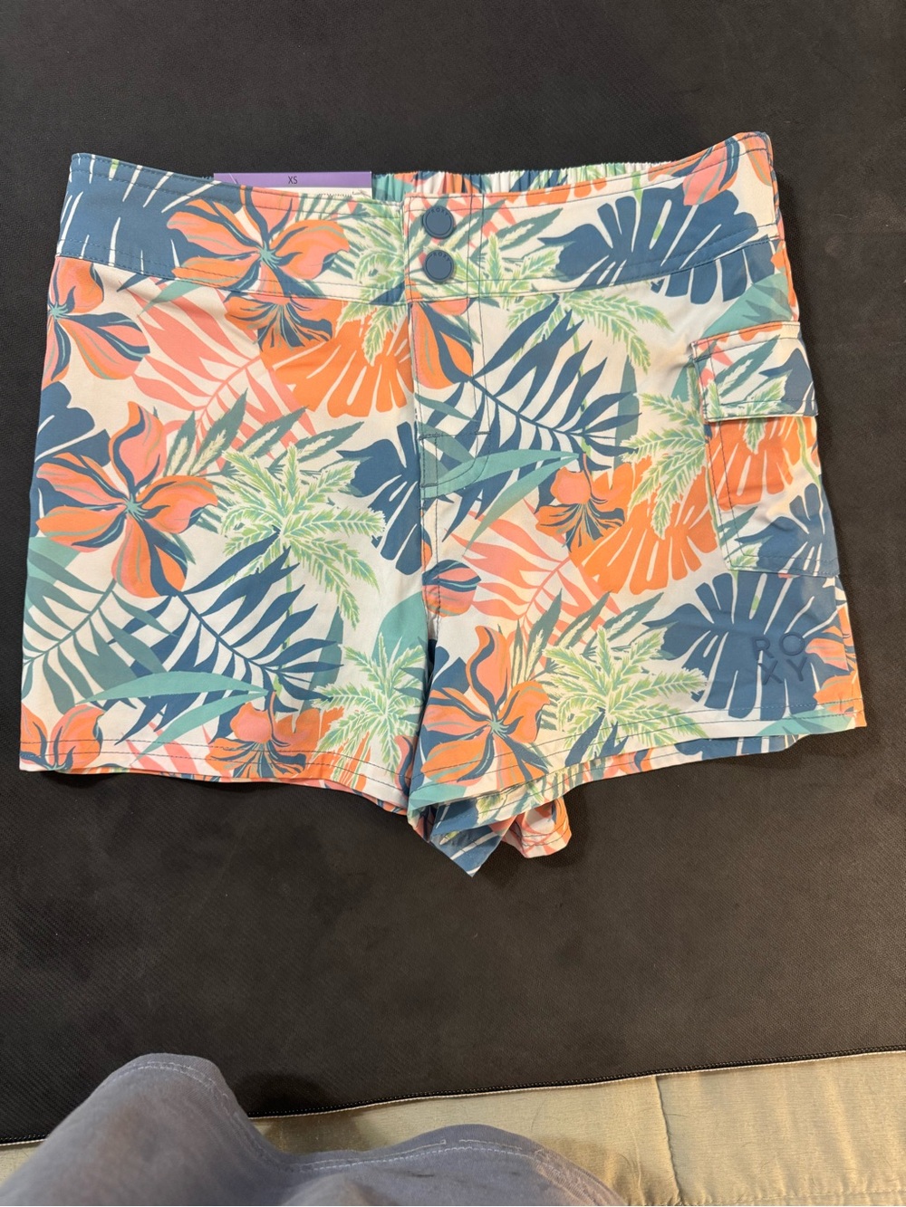 Roxy Women's Tropical Floral Boardshorts - Coral, Blue & Mint